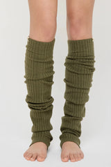 Hayley Luxe Leg Warmer: Spruce