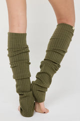 Hayley Luxe Leg Warmer: Spruce