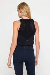 Maci Seamless Tank: Black