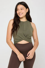 Maci Seamless Tank: Spruce