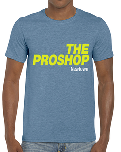 PSN Tee: Heather Indigo w/ Yellow