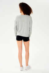 Sonja Fleece Sweatshirt: Heather Grey
