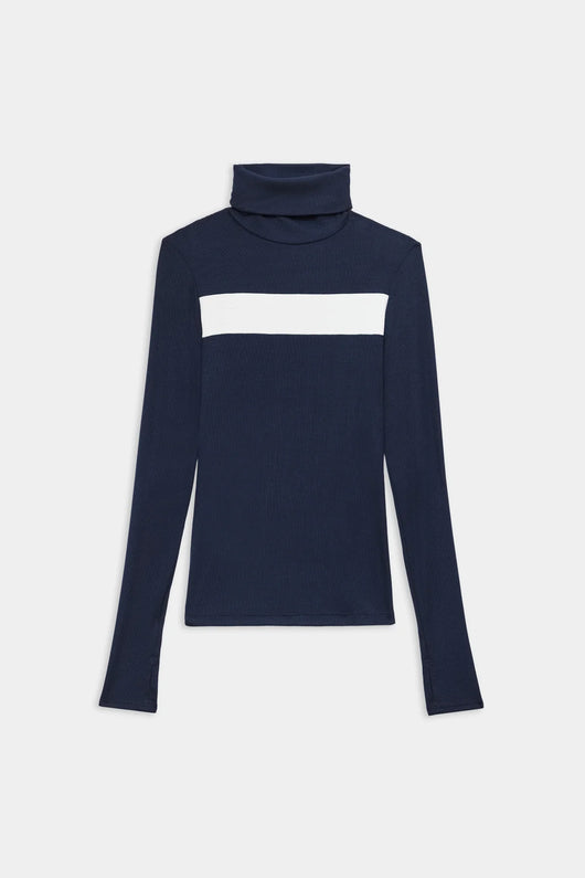 Lennon Turtleneck: Indigo