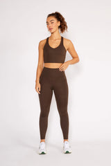 Jenn 7/8 Legging: Chocolate