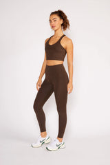 Jenn 7/8 Legging: Chocolate