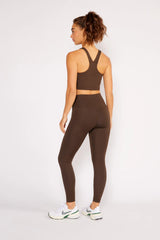 Jenn 7/8 Legging: Chocolate