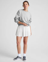 Luxefleece Crewneck Pullover: Light Heather Gray