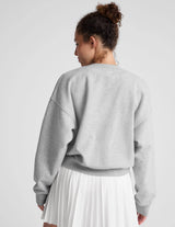 Luxefleece Crewneck Pullover: Light Heather Gray