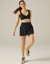 Stretch Woven In Stride Lined Skirt: TRUE BLACK