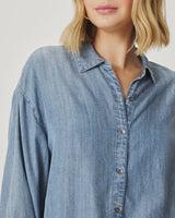 Indigo Button Down: Indigo