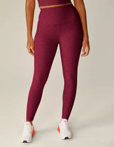 Spacedye Caught In The Midi High Waisted Legging: Bordeaux