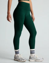 Spacedye Caught In The Midi High Waisted Legging: Dark Spruce