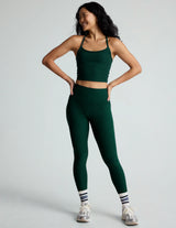 Spacedye Caught In The Midi High Waisted Legging: Dark Spruce