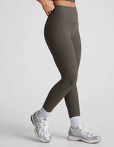 Spacedye Caught In The Midi High Waisted Legging: True Grey Heather