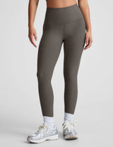 Spacedye Caught In The Midi High Waisted Legging: True Grey Heather