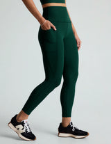 Spacedye Out Of Pocket High Waisted Midi Legging: Dark Spruce