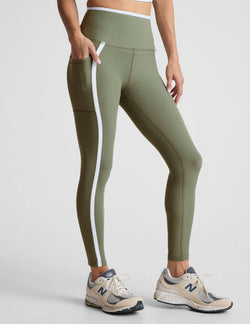Spacedye New Moves Leggings: Grey Sage/Cloud White