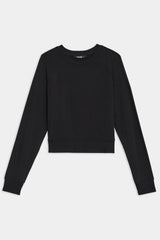 Brooks Fleece Long Sleeve Sweatshirt: BLACK