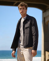 Lawson Shirt Jacket: Black