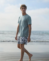Tuvalu Tee: Misty Blue
