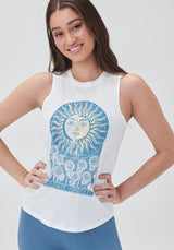 Growth Mindset Muscle Tank-Stone