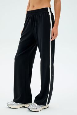 Maxie Rigor Track Pant: Black & White
