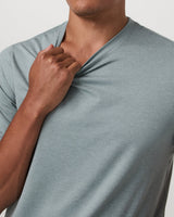 Ponto Performance Tee: Misty Blue Heather