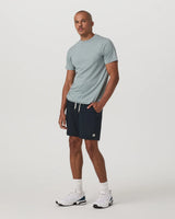 Ponto Performance Tee: Misty Blue Heather