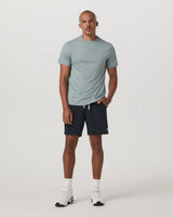 Ponto Performance Tee: Misty Blue Heather