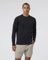 Ponto Performance LS Tee: Black Heather