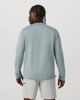 Long Sleeve Ponto Performance Tee: MIsty Blue Heather