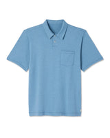 Short Sleeve Ponto Performance Polo: Salty Air Heather