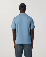 Short Sleeve Ponto Performance Polo: Salty Air Heather
