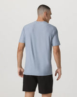 Strato Tech Tee: Blue Dusk Heather