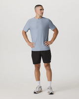 Strato Tech Tee: Blue Dusk Heather