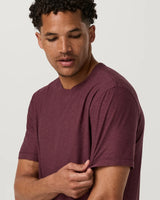 Strato Tech Tee: Fig Heather
