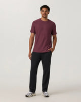 Strato Tech Tee: Fig Heather
