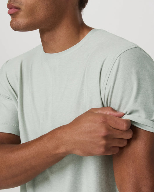 Strato Tech Tee: Storm Blue Heather