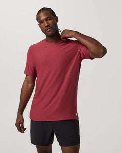 Strato Tech Tee: Sour Cherry Heather