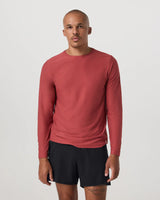Strato Tech LS Tee: Fire Heather