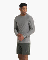 Strato Tech LS Tee : Heather Grey