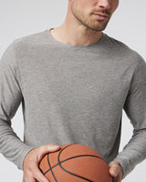 Strato Tech LS Tee: Heather Grey
