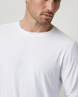 Strato Tech LS Tee: White