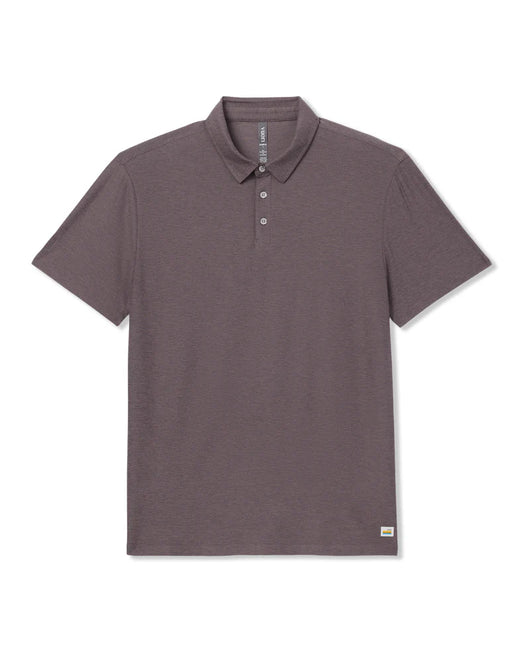 Strato Tech Polo: Huckleberry Heather
