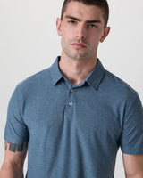 Strato Tech Polo: Pool Blue Heather