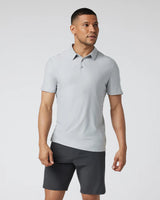 Strato Tech Polo: Platinum Heather