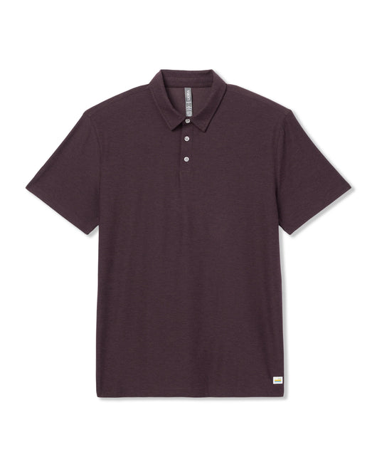 Strato Tech Polo: Raisin Heather