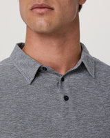 Strato Tech Polo: Heather Grey