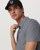 Strato Tech Polo: Heather Grey