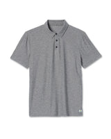 Strato Tech Polo: Heather Grey